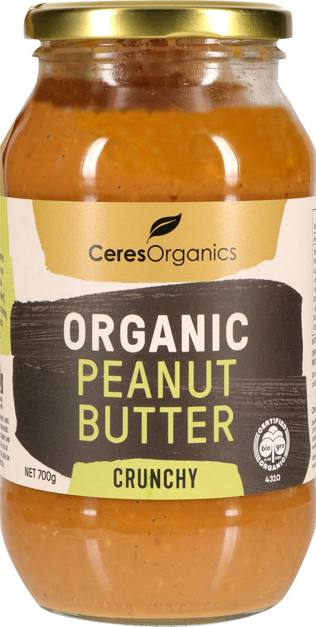 Ceres Organics Peanut Butter Crunchy 700g