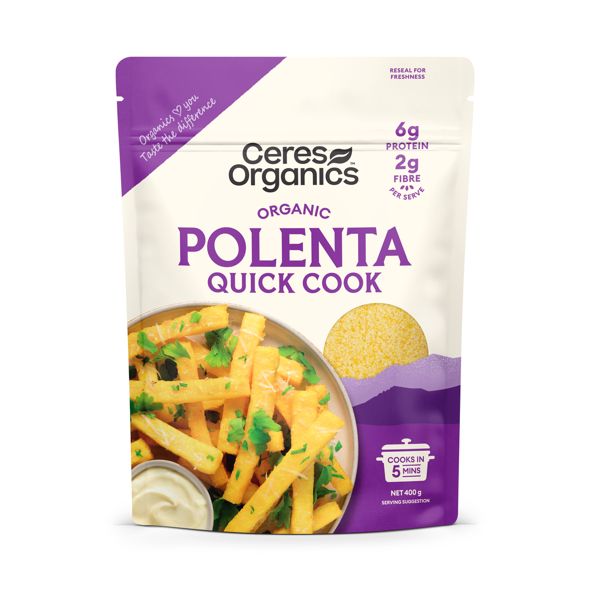 Ceres Organics Polenta Quick Cooking 400g