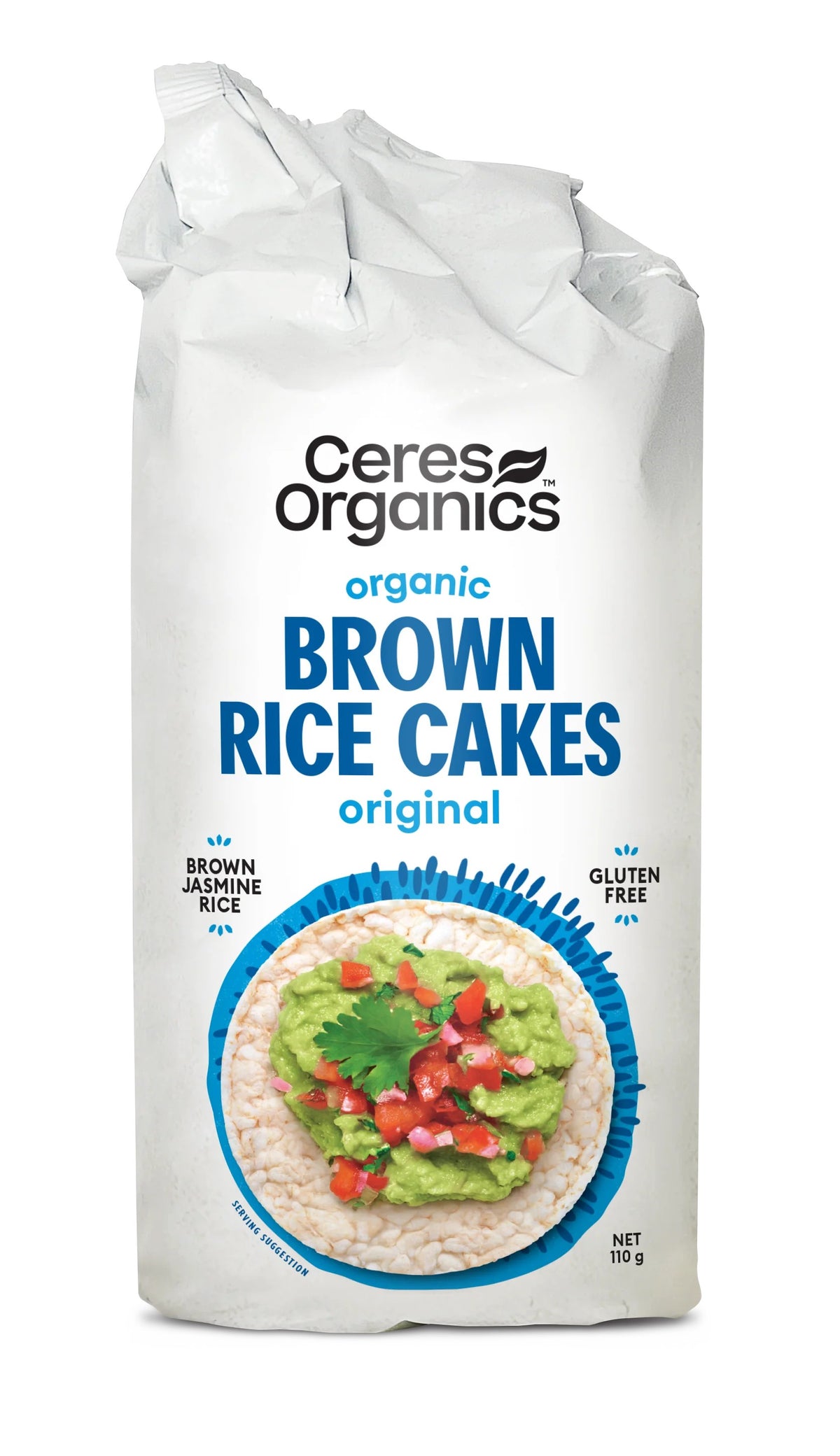 Ceres Organics Rice Cakes Original (Brown Jasmine Rice) 110g