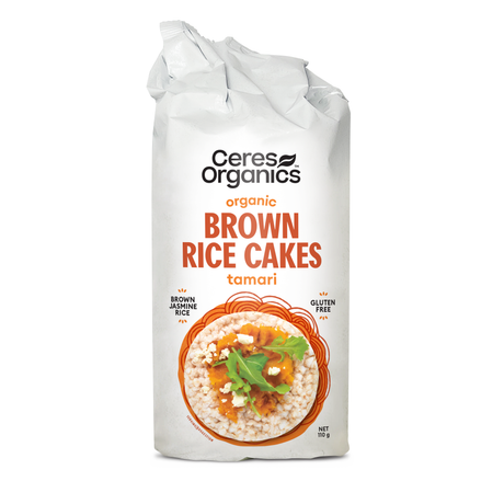 Ceres Organics Rice Cakes Tamari (Brown Jasmine Rice) 110g