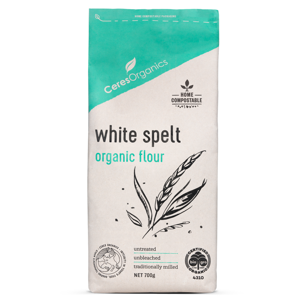 Ceres Organics Spelt White Flour 700g