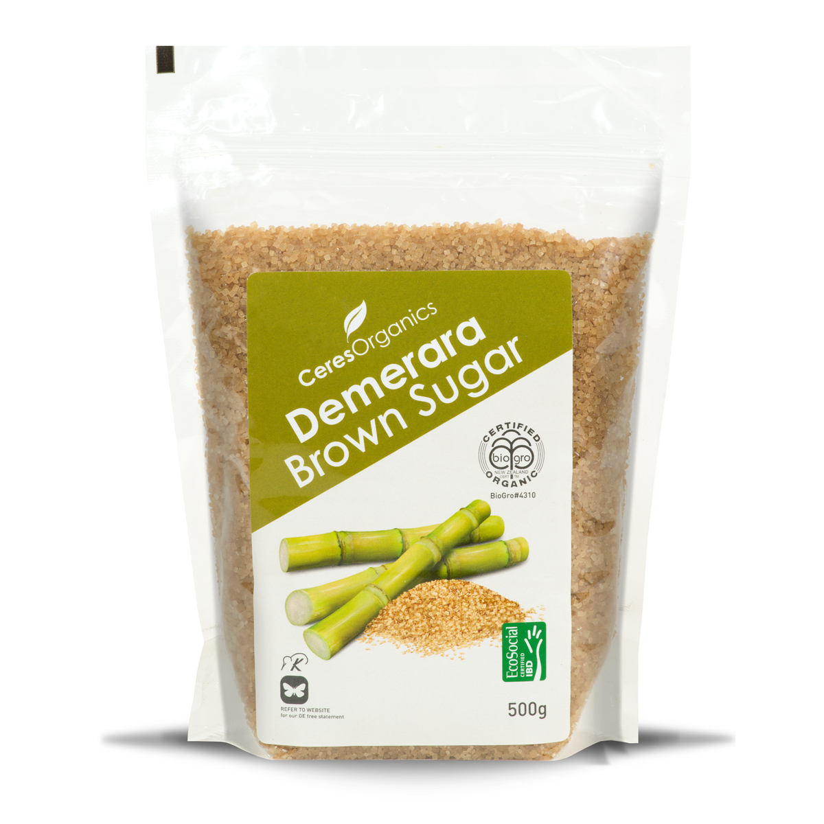 Ceres Organics Sugar Brown (Demerara) 500g