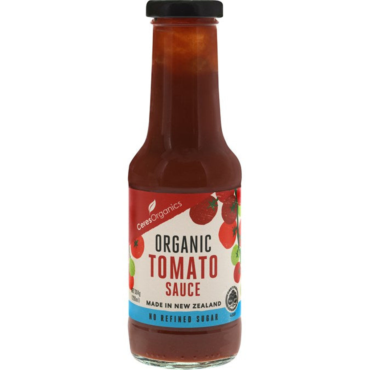 Ceres Organics Organic Tomato Sauce No Refined Sugar 290ml