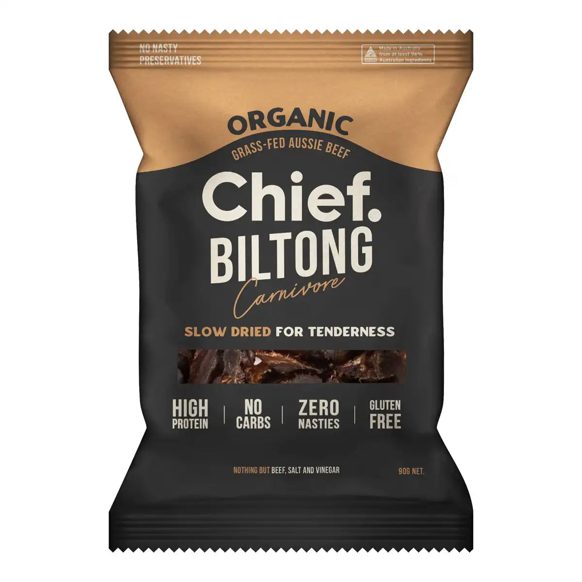 Chief Organic Biltong Carnivore 90g
