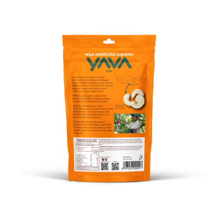 Yava Wild-Harvested Raw Cashews 75g