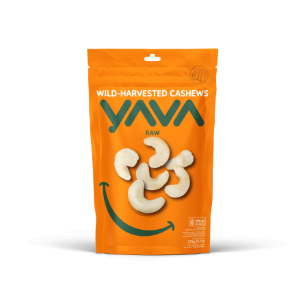 Yava Wild-Harvested Raw Cashews 75g