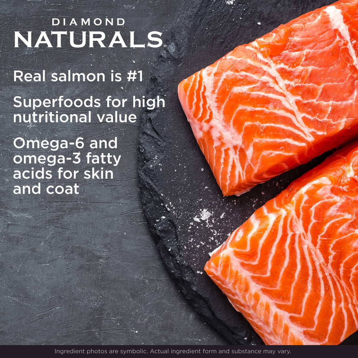 Diamond Naturals Salmon & Potato Skin & Coat Dry Dog Food 2kg