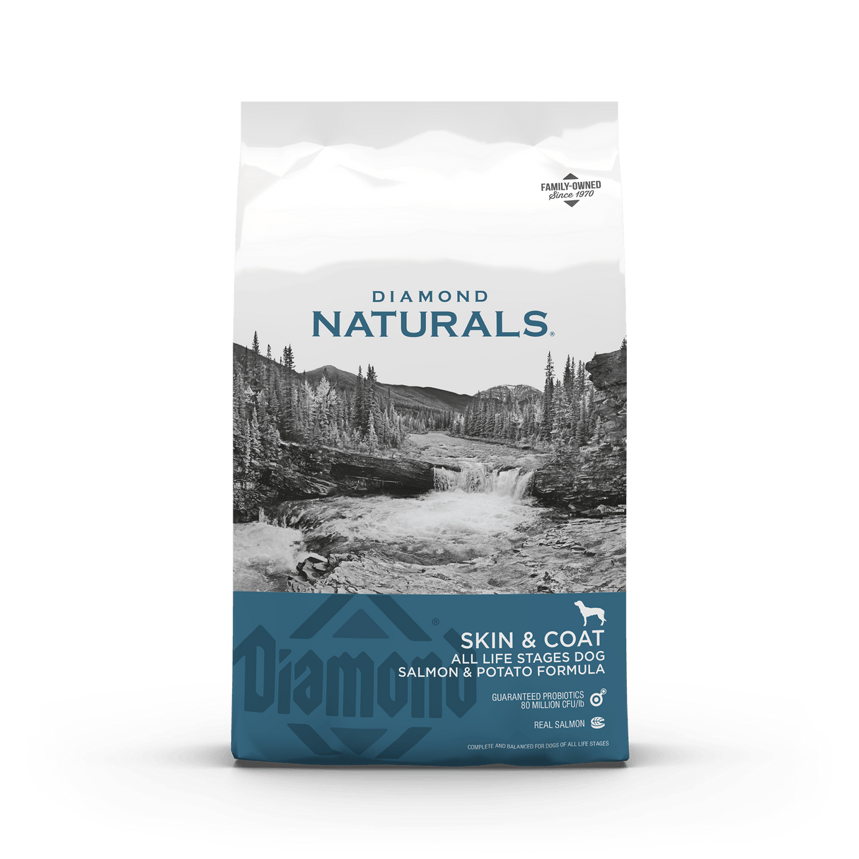 Diamond Naturals Salmon & Potato Skin & Coat Dry Dog Food 2kg