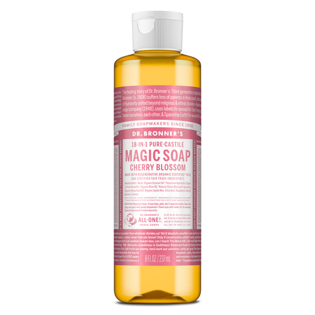 Dr Bronner's Cherry Blossom Pure-Castile Liquid Soap 237ml