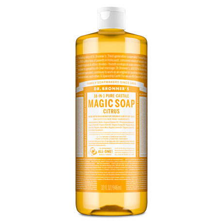 Dr. Bronner's Pure-Castile Liquid Soap Citrus 946ml