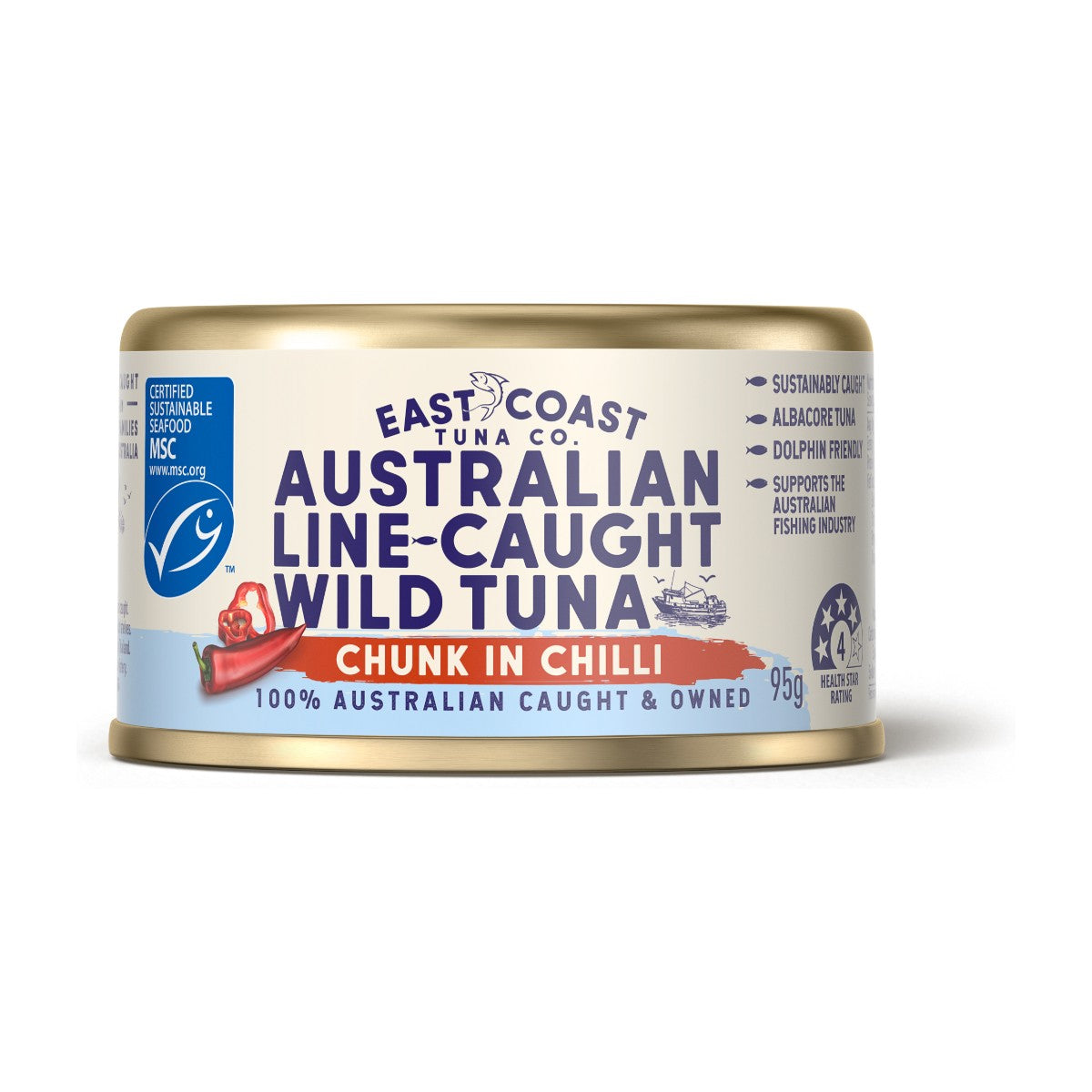 East Coast Tuna Co. Albacore Tuna in Chilli 95g