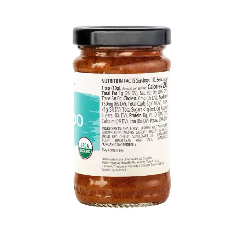 Mekhala Organic Vindaloo Paste With Tangy Tamarind 100g