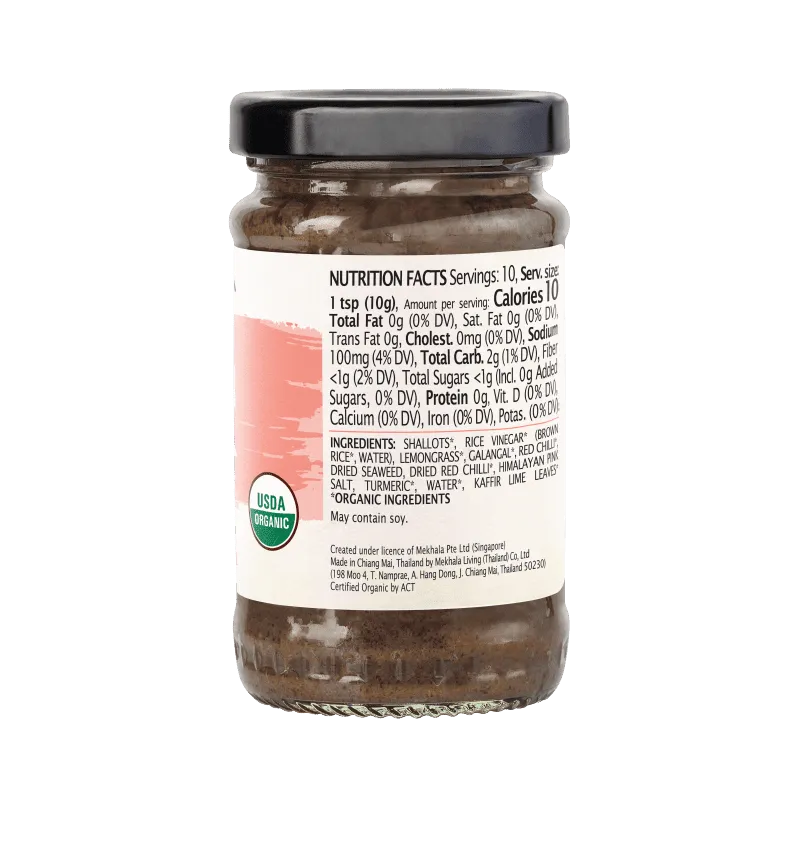 Mekhala Organic Vegan Laksa Paste With Toasted Seaweed 100g