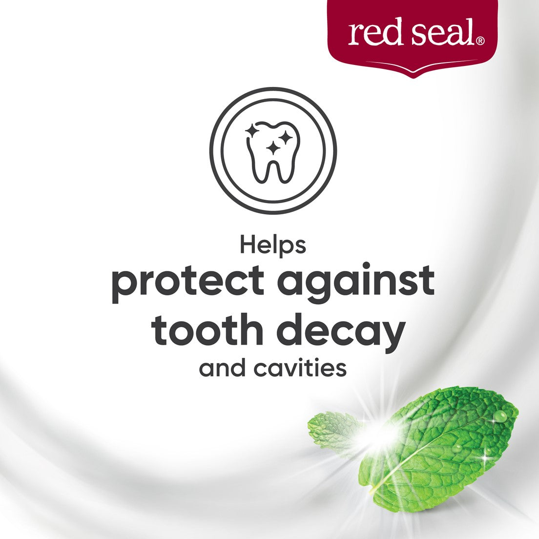 Red Seal Whitening fluoride Brilliant Mint Toothpaste 100g