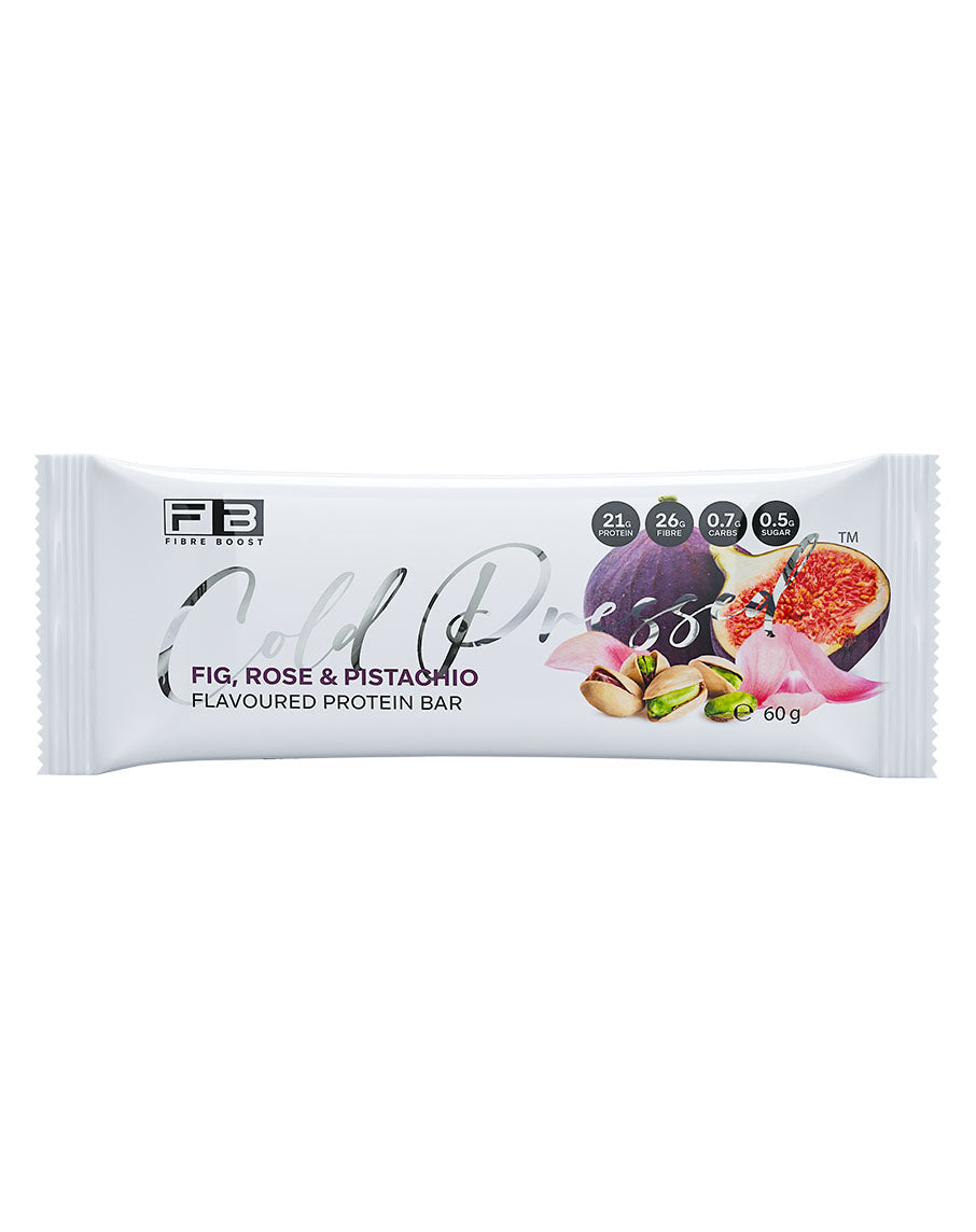 Fibre Boost Fig, Rose & Pistachio Protein Bar 60g