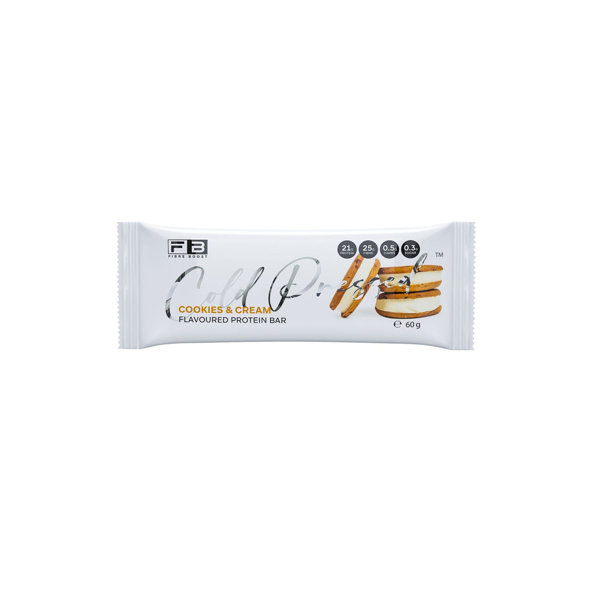 Fibre Boost Cookies & Cream Protein Bar 60g