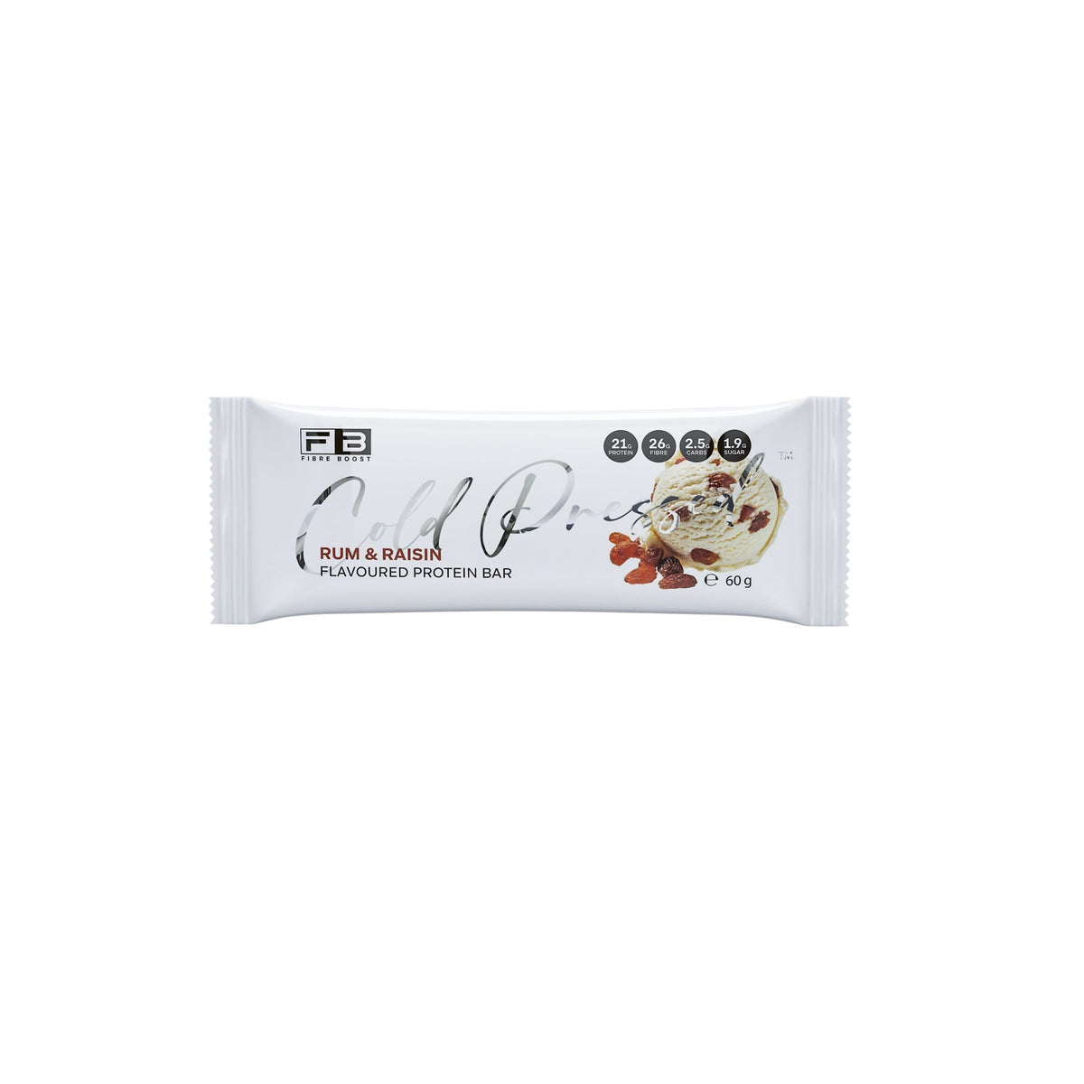 Fibre Boost Rum & Raisin Protein Bar 60g