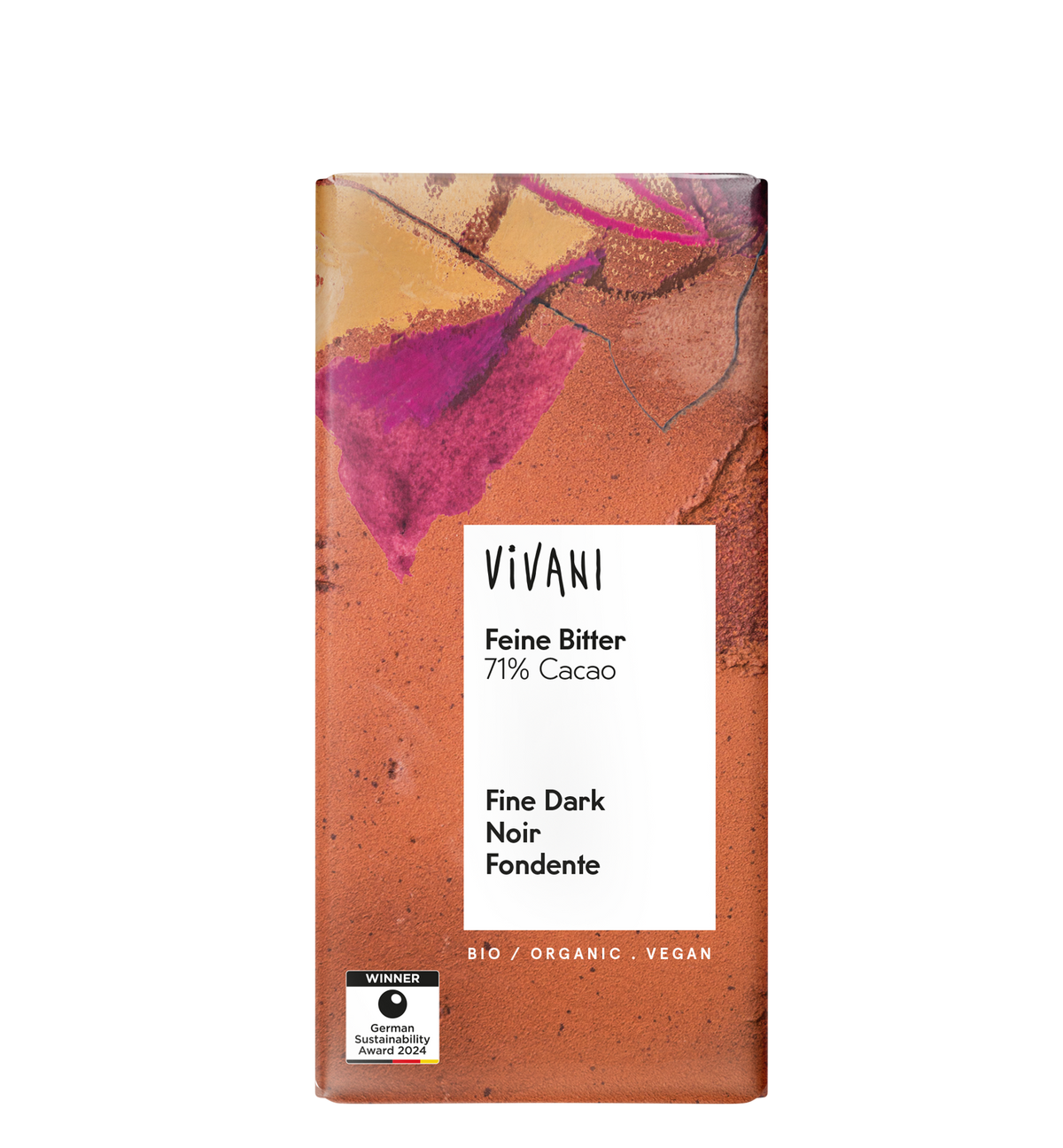 Vivani Fine Dark 71% Cocoa Organic Chocolate 80g