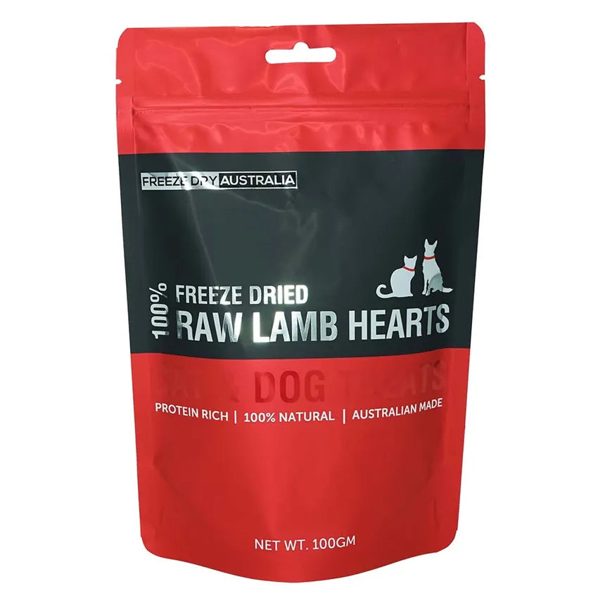 Freeze Dry Raw Lamb Heart 100g