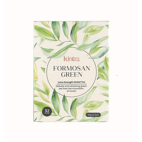 Kintra Foods Organic Formosan Green Tea 32 Tea Bags
