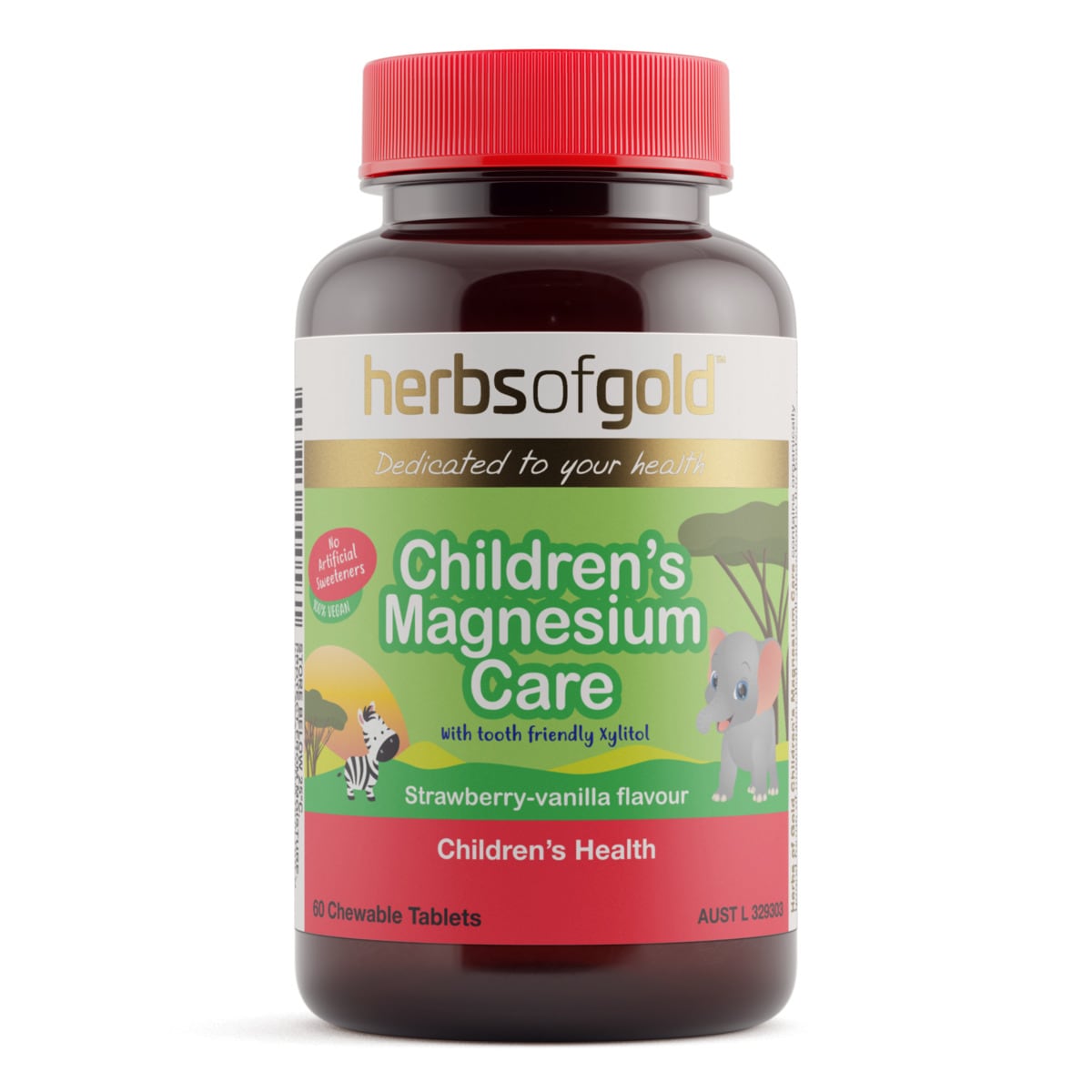 Herbs of Gold Children's Magnesium Care 60 Tablets