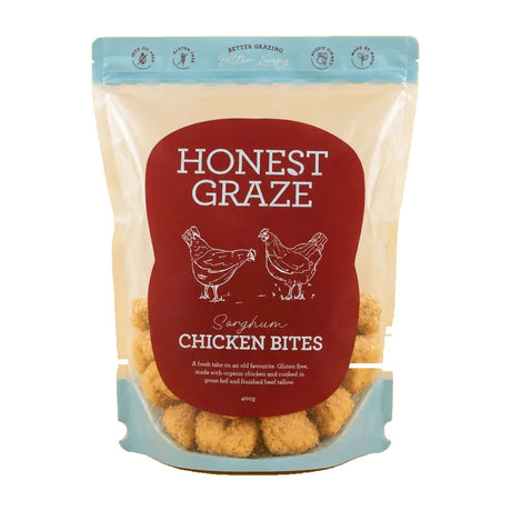 Honest Graze Sorghum Chicken Bites 400g