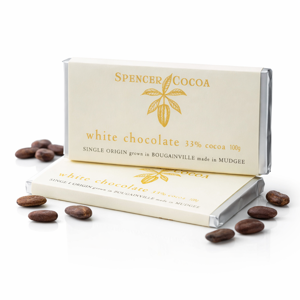 Spencer Cocoa White Chocolate 33% Cocoa 100g