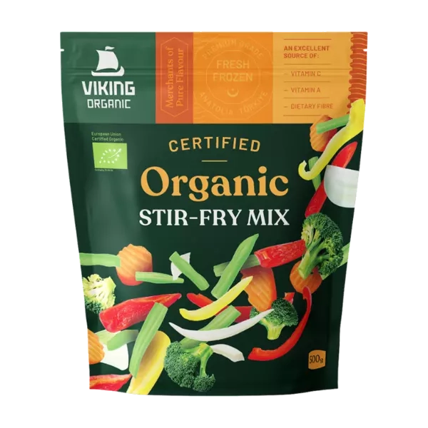 Viking Organic Stir-Fry Mix 500g frozen vegetable pack