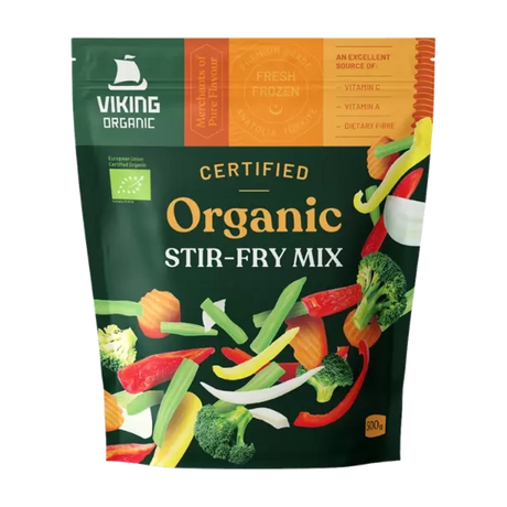 Viking Organic Stir-Fry Mix 500g frozen vegetable pack