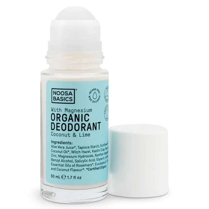 Noosa Basics Deodorant Roll On Coconut & Lime 50ml