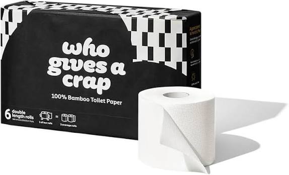 Who Gives A Crap Bamboo Toilet Paper 6pk