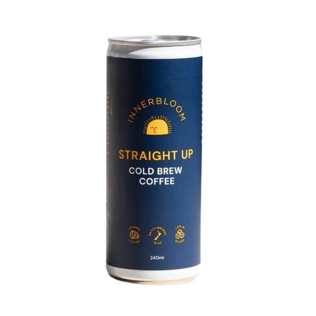 Innerbloom Straight Up cold brew coffee 240ml can
