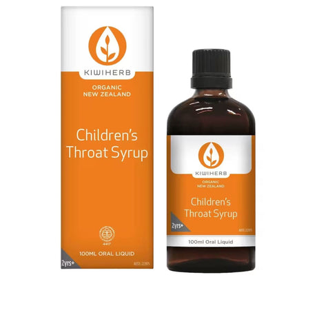 KIWIHERB Children's Organic Throat Syrup 100ml