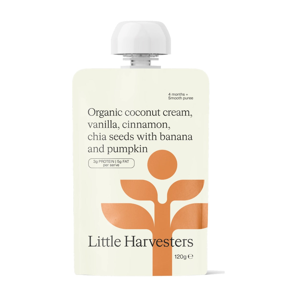 Little Harvesters Coconut, Chia, Cinnamon 120g