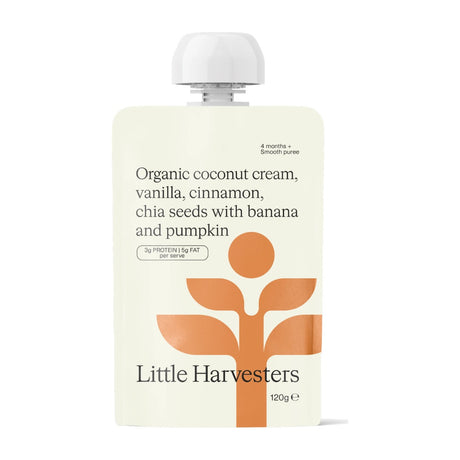 Little Harvesters Coconut, Chia, Cinnamon 120g