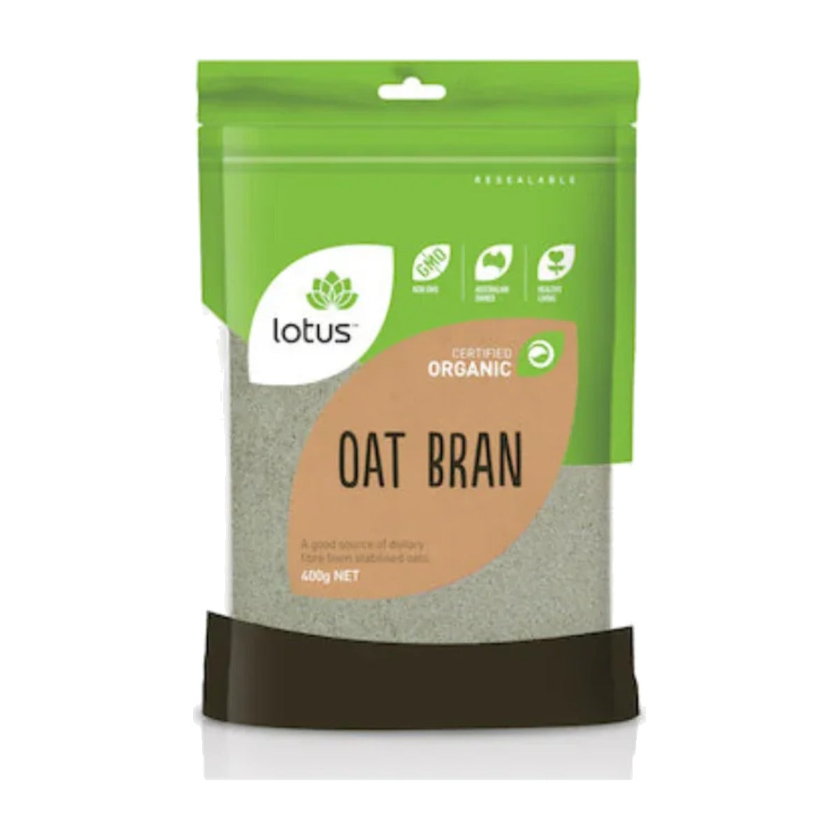 Lotus Organic Oat Bran 400g