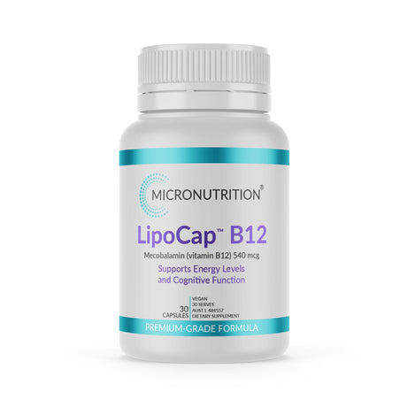 Micronutrition LipoCap Liposomal B12 30 Capsules