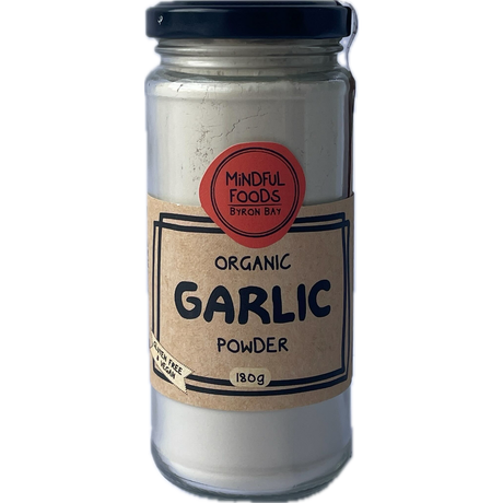 Mindful Foods Organic Garlic Powder 180g