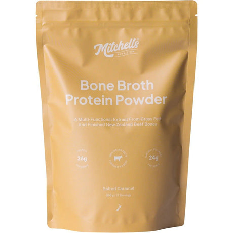 Mitchells Bone Broth Protein Powder Salted Caramel 500g