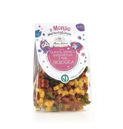 Pasta Natura Tricolour Unicorn Pasta 250g