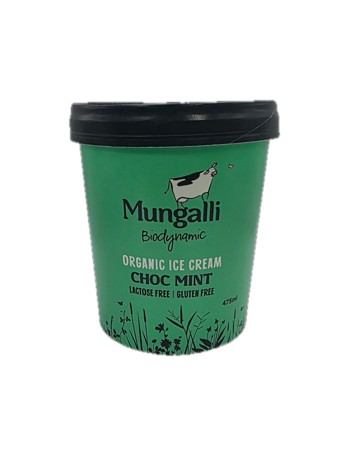 Mungalli Organic Choc Mint Ice Cream 475ml