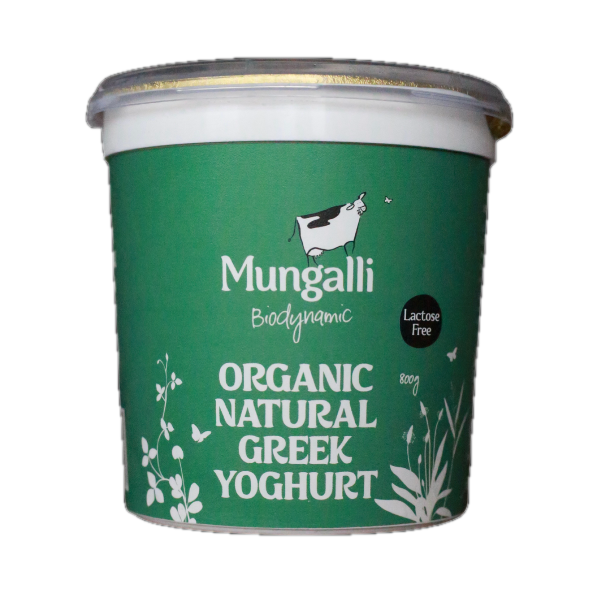Mungalli Organic Natural Greek Yoghurt 800g