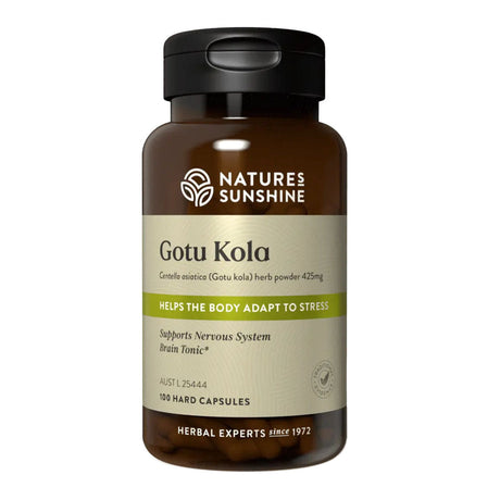 Nature's Sunshine Gotu Kola 425mg 100 Capsules