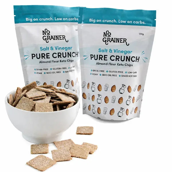 No Grainer Keto Chip Salt Vin 120G
