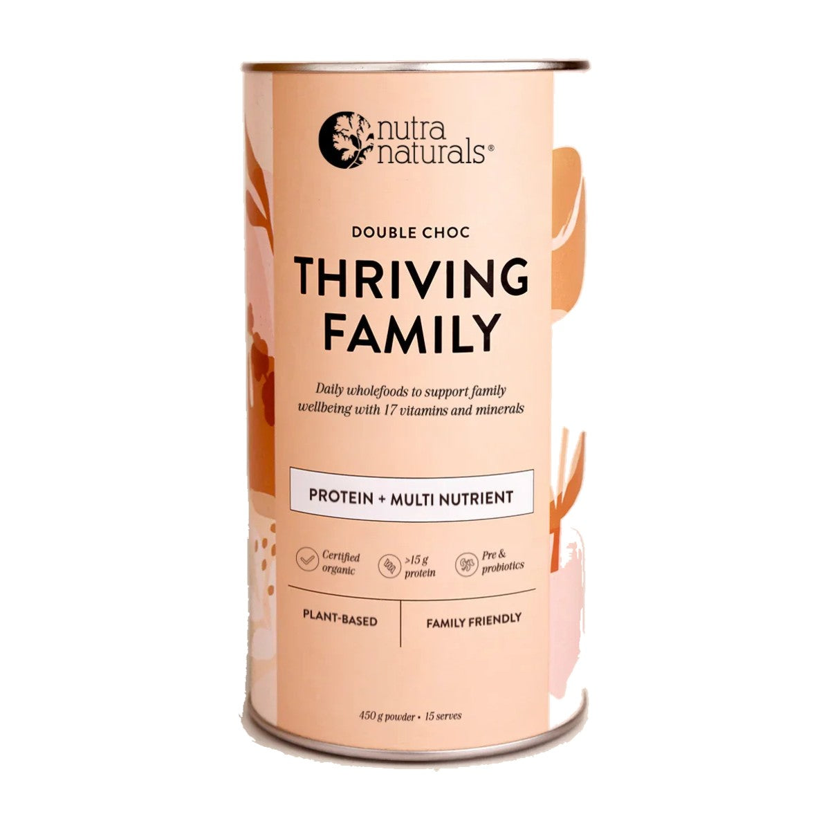 Nutra Naturals Thriving Family Double Choc 450g