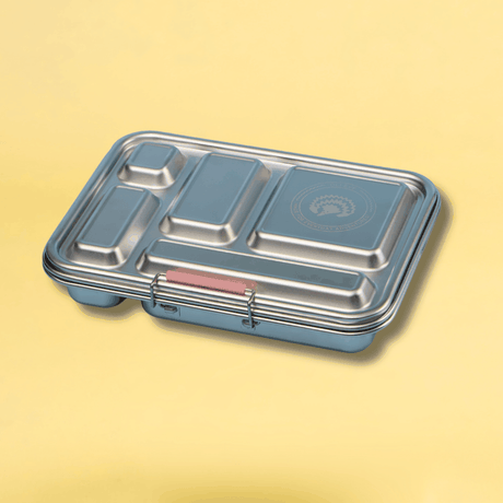 Oli Eve Stainless Steel Bento 5 Lunchbox Pink Galah