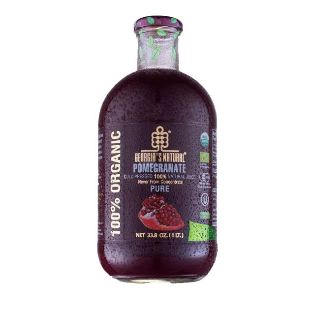 Georgias Natural Organic Pomegranate Juice 1L
