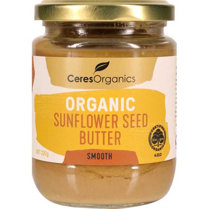 Ceres Organics Organic Sunflower Seed Butter Smooth 220g