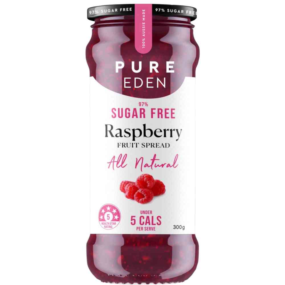 Pure Eden Sugar Free Raspberry 300g