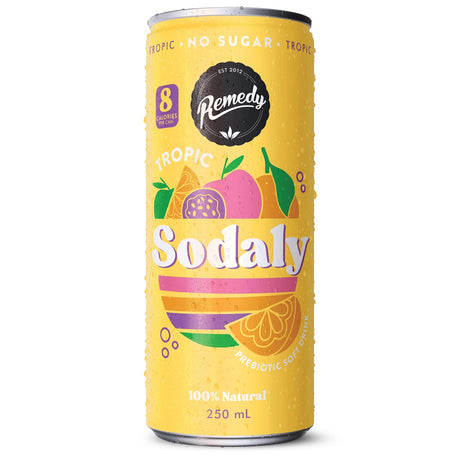 Remedy Sodaly Tropic 4 x 250ml